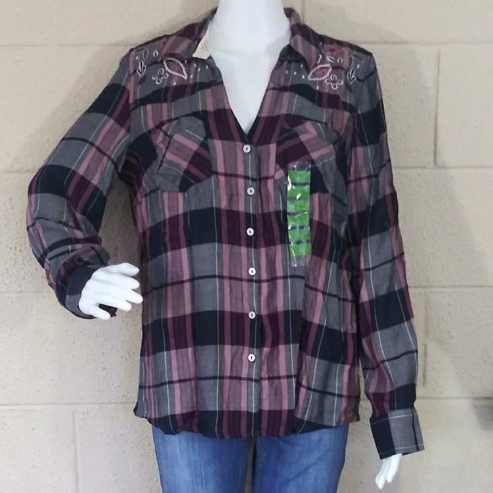 ✳️3️⃣/3️⃣0️⃣✳️purple plaid shirt
